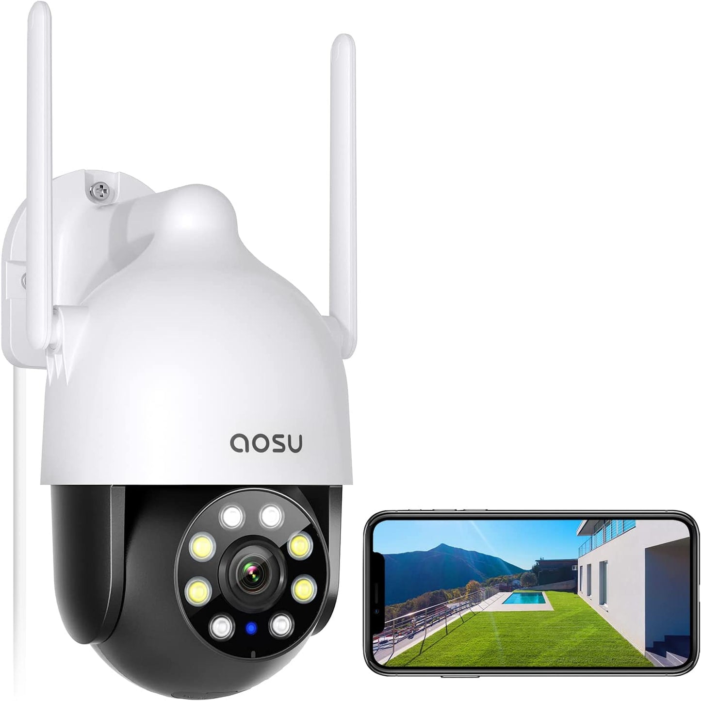 C5L Wireless Security Camera, 2K WiFi Camera Color Night Vision